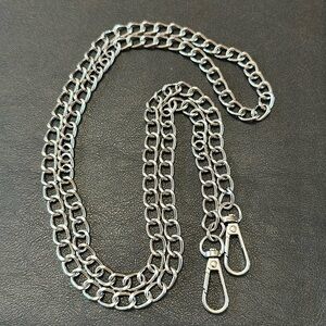 Silver-Tone Crossbody Bag Chain